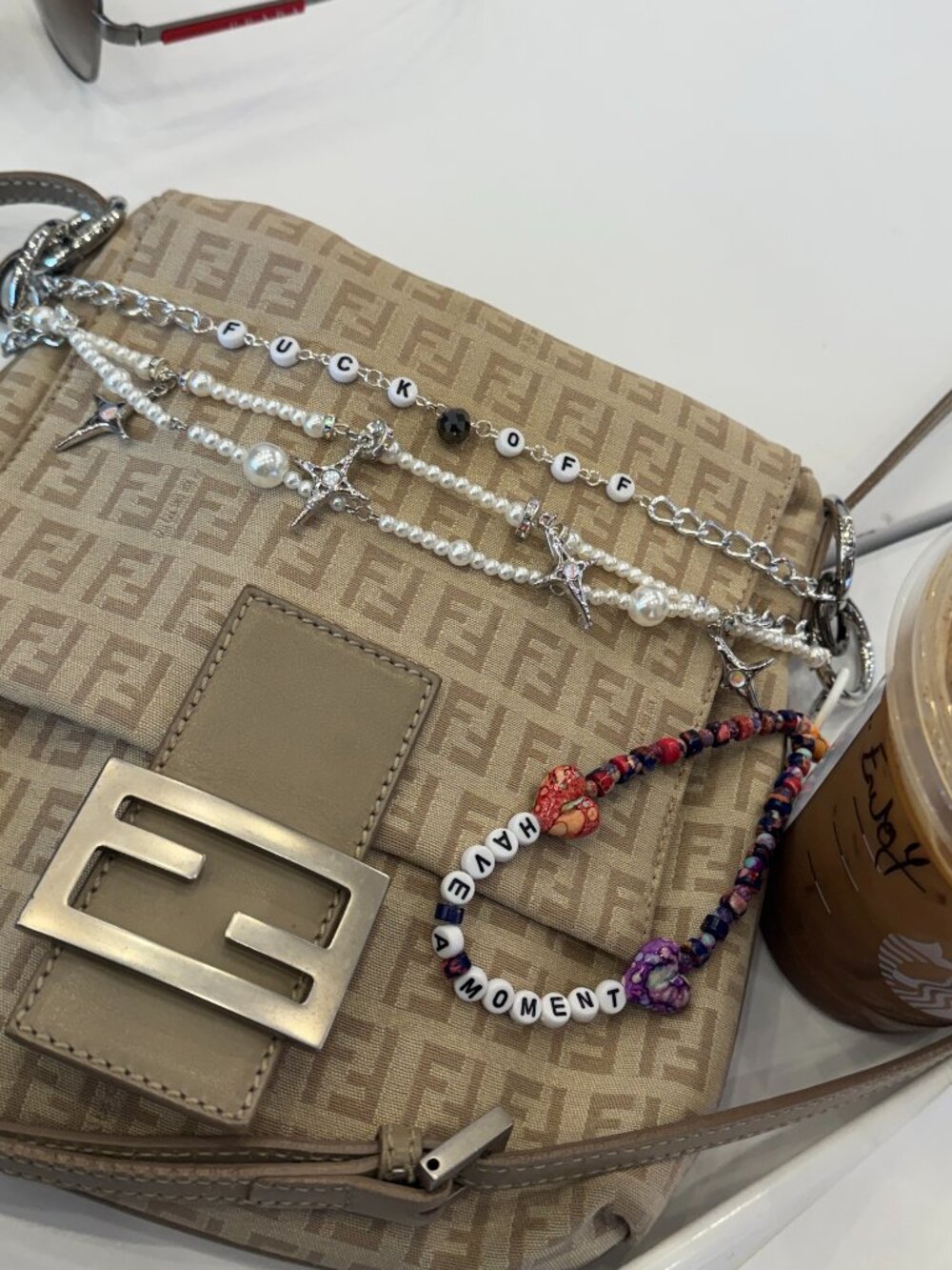 Edgy “F Off” Bag Charm